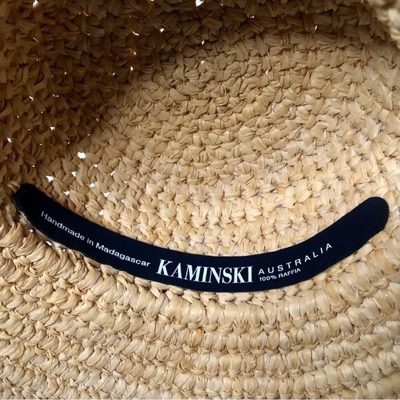 Helen Kaminski Australia Raffia Sun Hat Boho Bohemian Coastal Vacation main image 6
